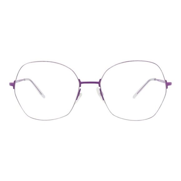 Balenciaga Unisex Round/Oval Violet Violet Transparent Fashion Designer Eyewear - Picture 1 of 4